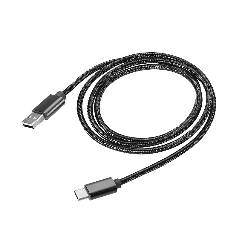 2M Type C Weave Braided High-Quality Data Sync Cable USB Charger Charging Cord