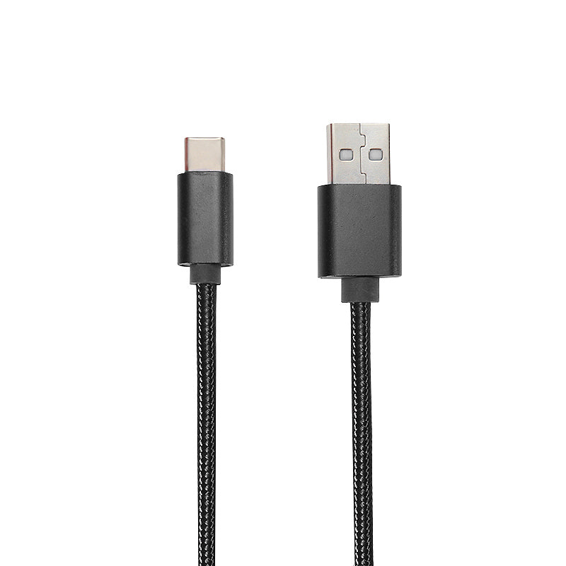 2M Type C Weave Braided High-Quality Data Sync Cable USB Charger Charging Cord